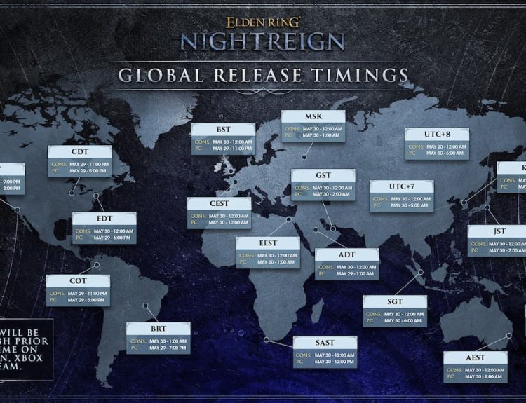 Elden Ring: Nightreign Launch Times