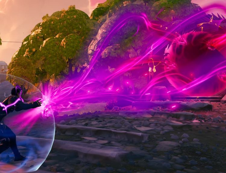 Picture showing Daigo using his powers in Fortnite.