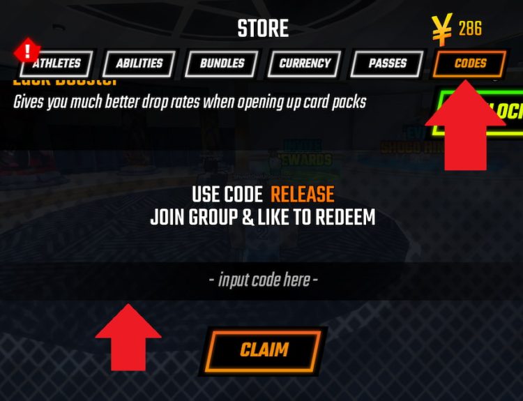 How to redeem Volleyball Ascended codes.