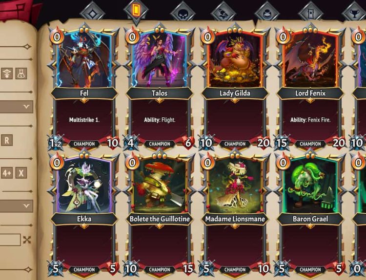Picture showing all champions in Monster Train 2.