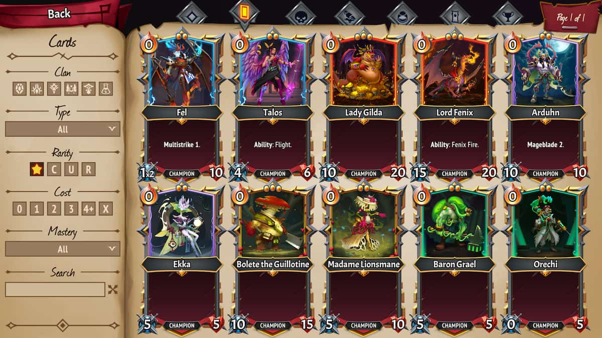 Picture showing all champions in Monster Train 2.