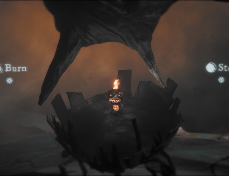 The ending choice to burn or let go