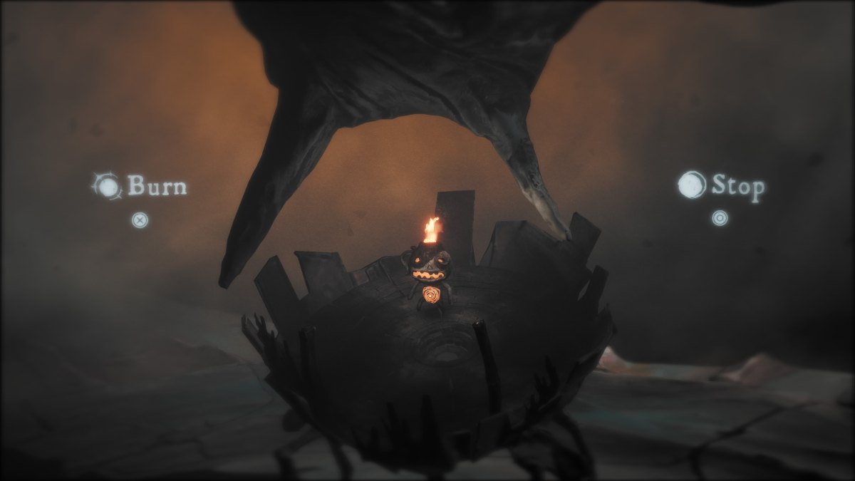 The ending choice to burn or let go