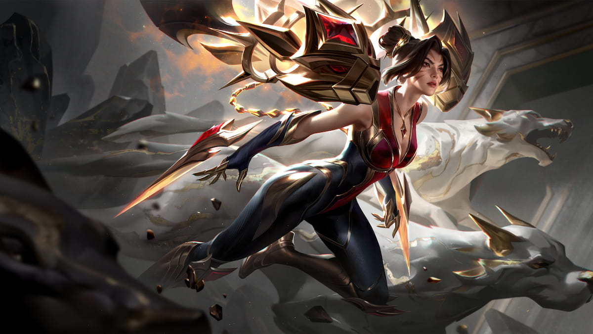 Picture showing the Risen Legend Kai'Sa skin for Uzi in League of Legends.