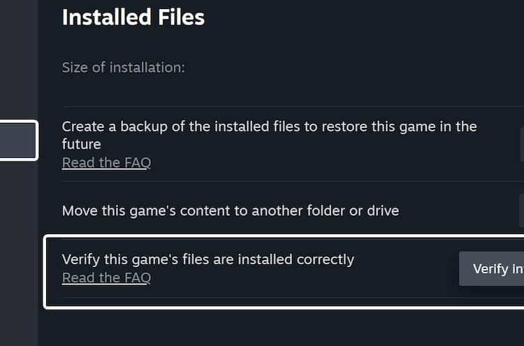 Verify game files Enshrouded
