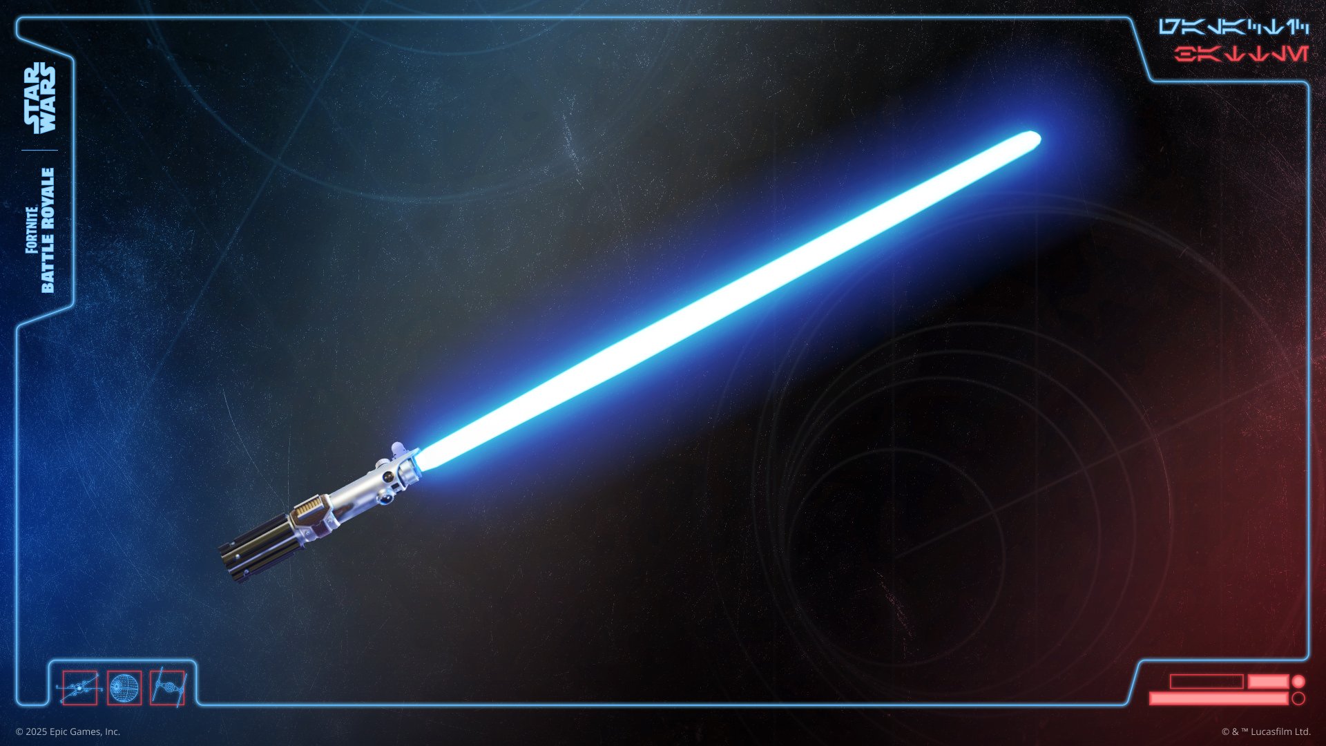 Unlocking Mace Windu's Purple Lightsaber in Fortnite Galactic Battle