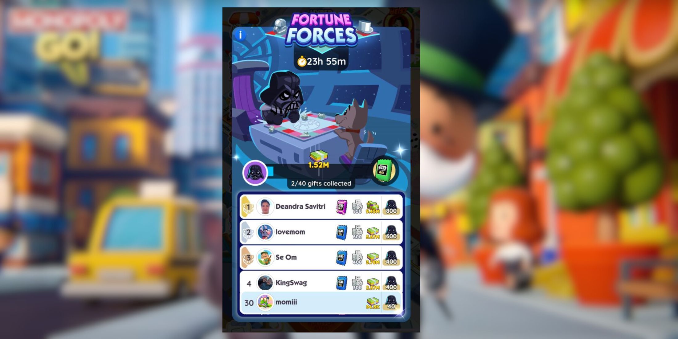 fortune forces monopoly go