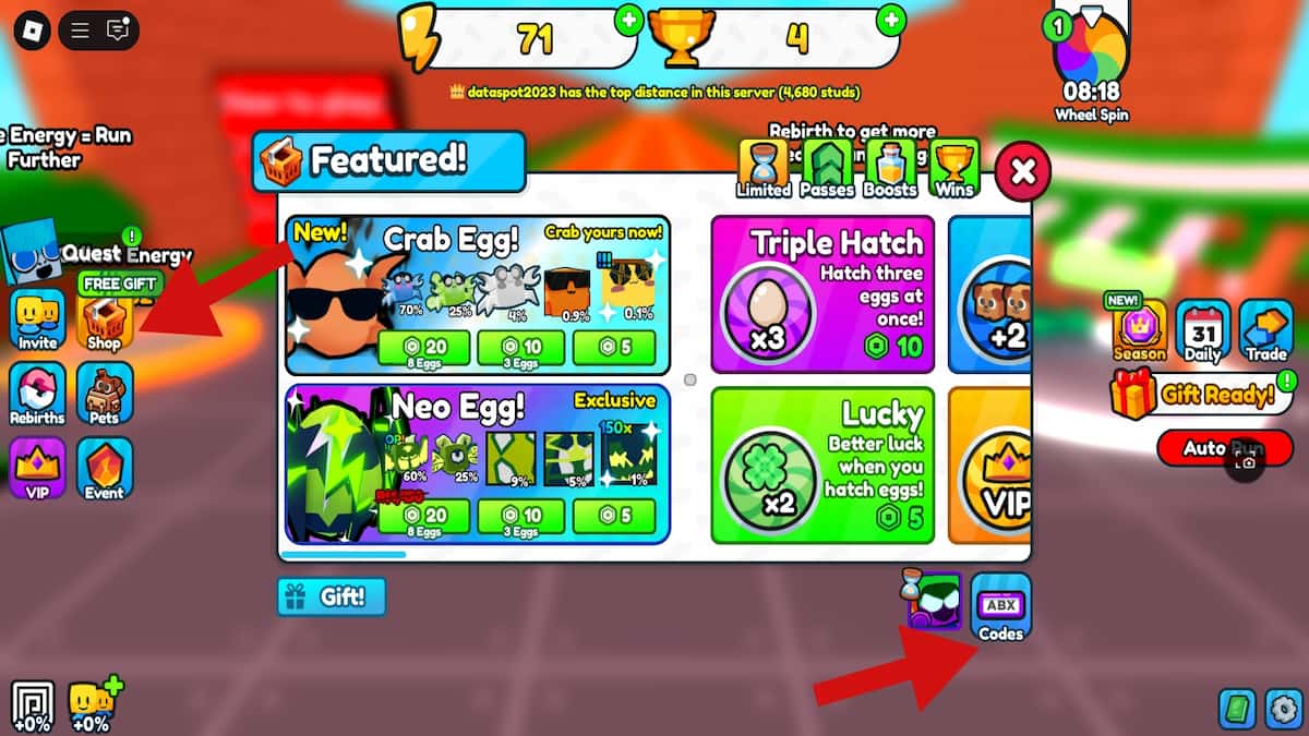 Run To Win Simulator Codes for May 2025