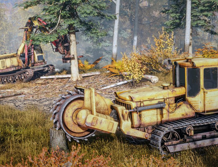 image featuring the clearing of debris from a natural disaster struck area in Roadcraft.