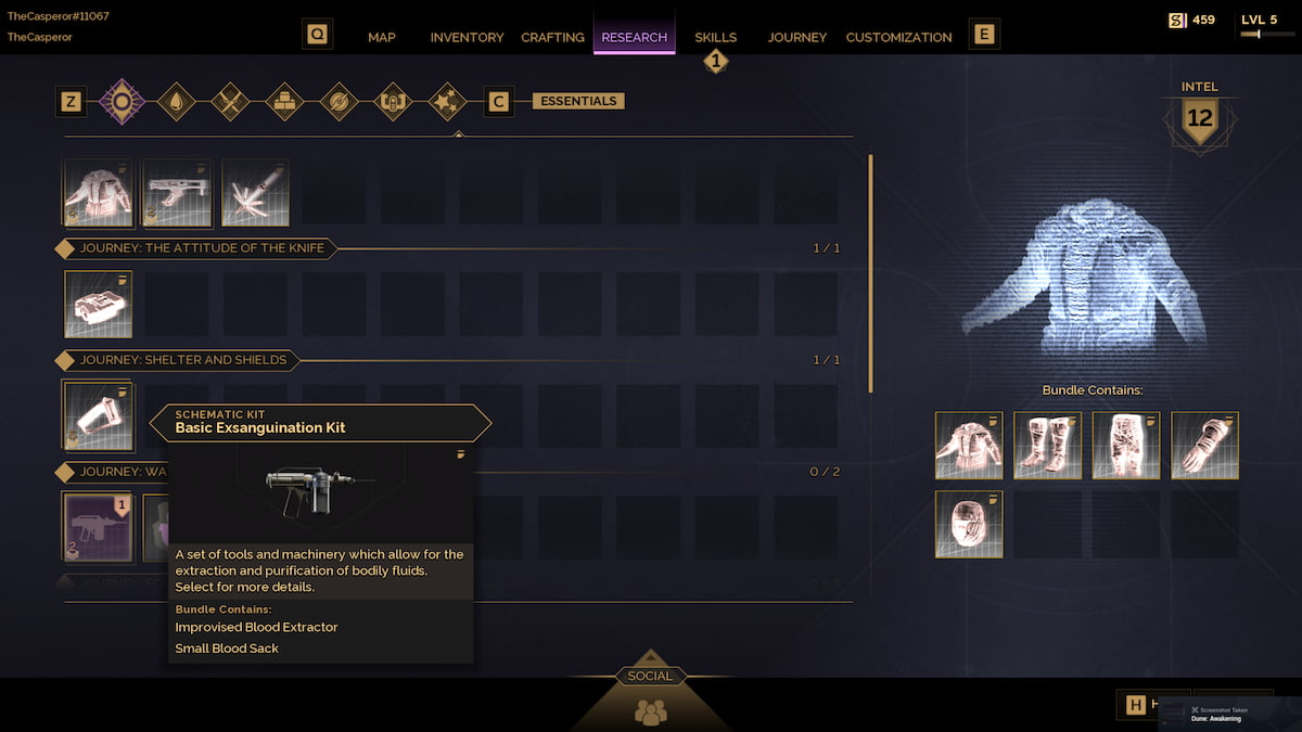 Acquiring and Utilizing the Blood Purifier in Dune Awakening