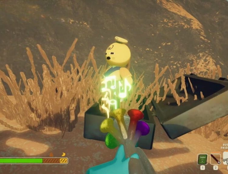 Picture showing the Bugle of Friendship in PEAK.