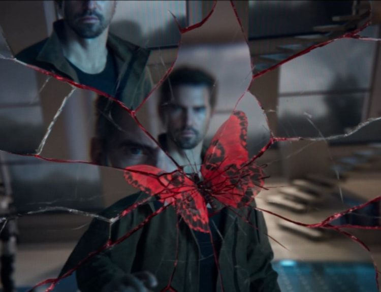 David Mason shown fragmented as he look at a red butterfly in the Black Ops 7 trailer.