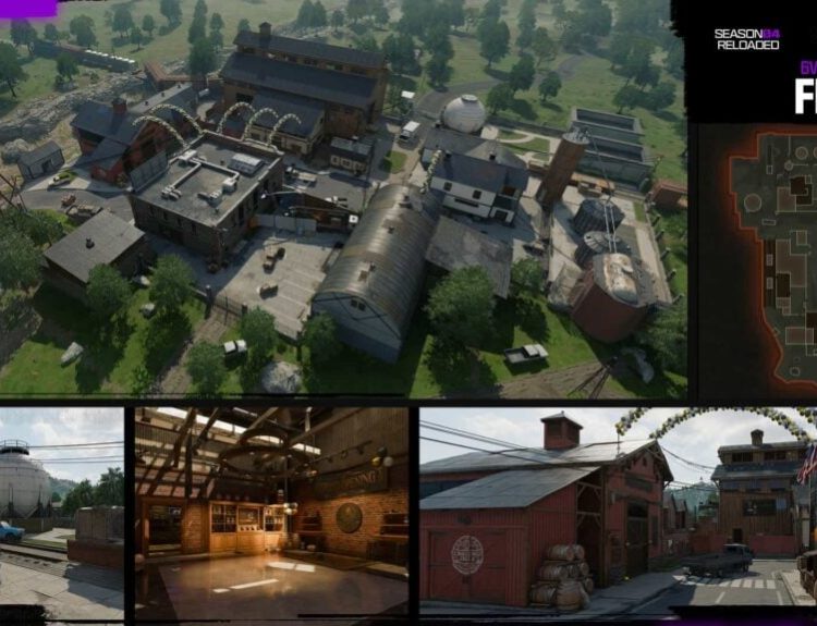 Fringe map overview and layout in Black Ops 6 season 4 Reloaded.