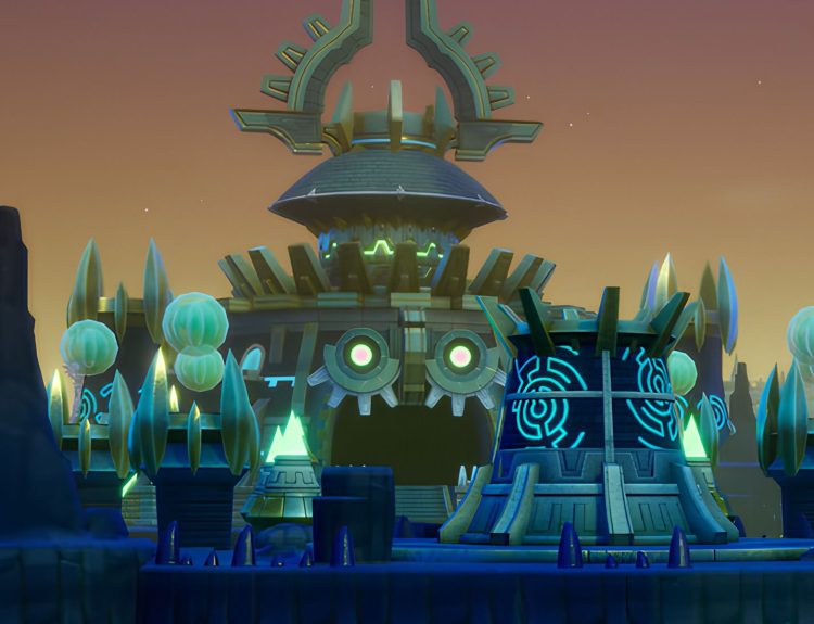 Image of the entrance to Fort Gardhart in Fantasy Life i