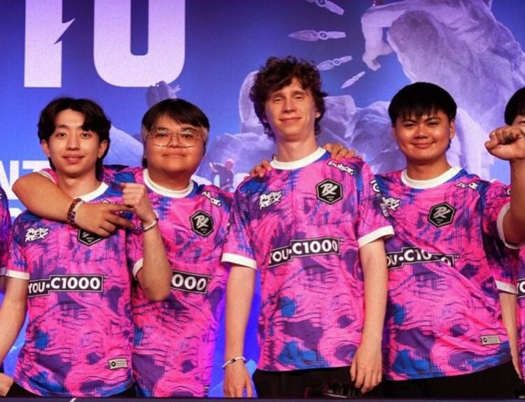 image featuring the valorant roster of paper rex that won masters Toronto