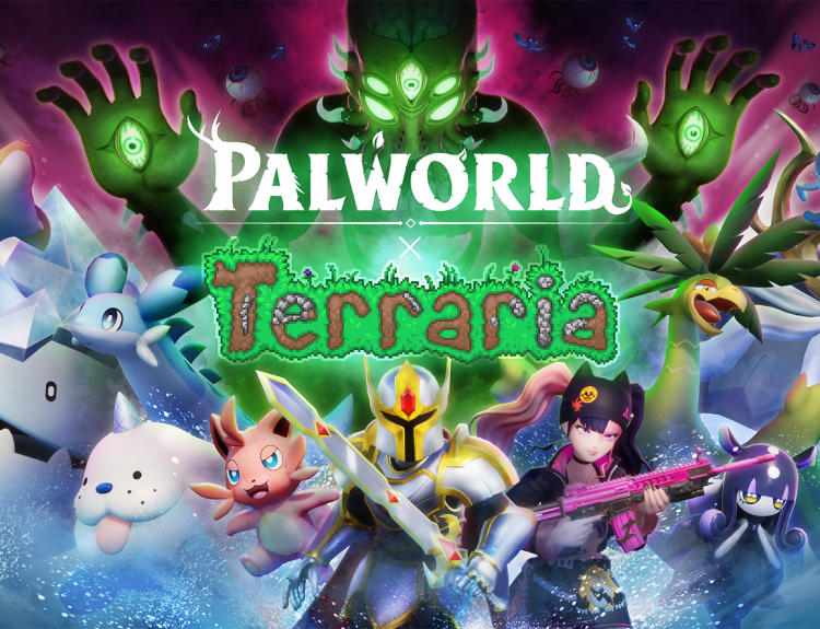 terraria-palworld-crossover-wallpaper