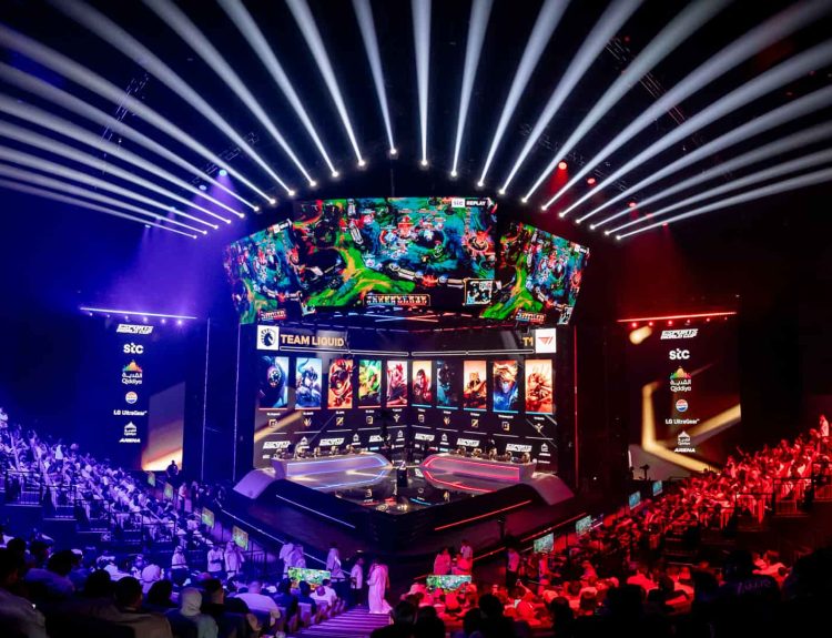 An arena at the esports world cup