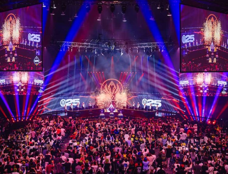Opening Ceremony at MSI 2025 Finals at the Pacific Coliseum in Vancouver, Canada on July 12, 2025.