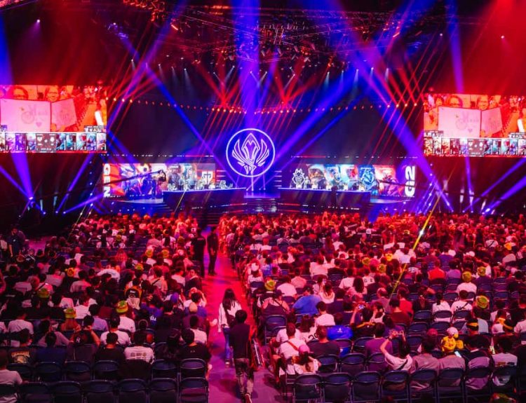 A view of atmosphere during MSI 2025 Bracket Stage Day 1 at the Pacific Coliseum in Vancouver, Canada on July 01, 2025.