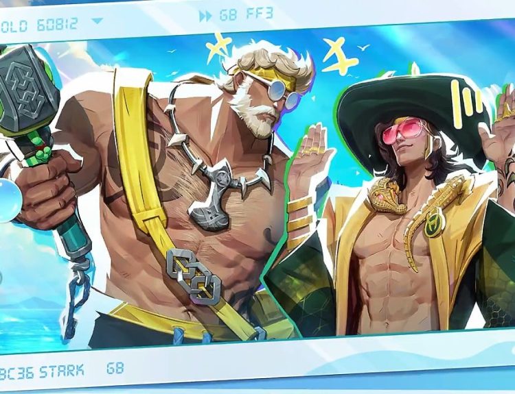 Thor and Loki wearing Summer Special event costumes in Marvel Rivals season 3