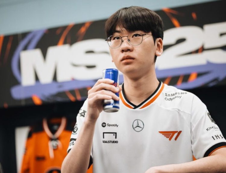 Doran of T1 seen backstage between matches during MSI 2025 Bracket Stage Day 5 at the Pacific Coliseum in Vancouver, Canada on July 05, 2025.