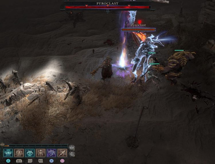 The Player Using a Horadric Spell