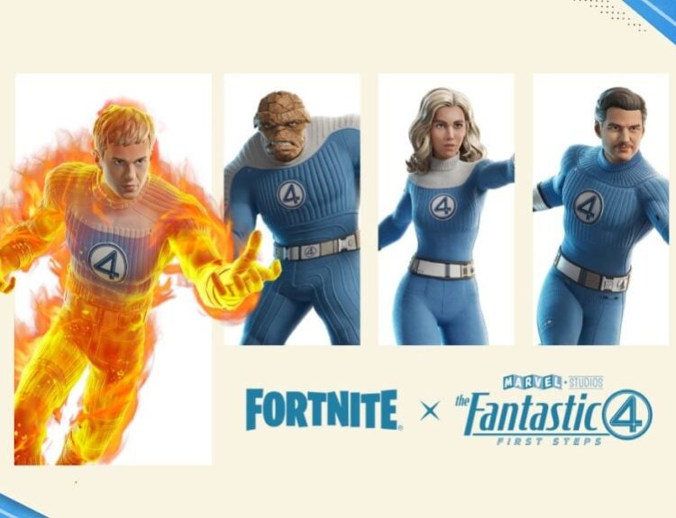 all Fantastic Four 2025 skins in Fortnite