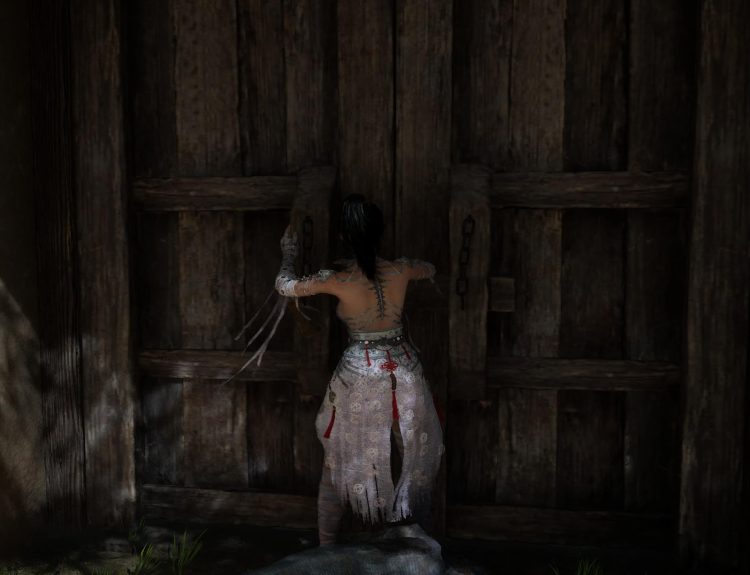 Wuchang Opening the Lightzen Temple Door With the Key