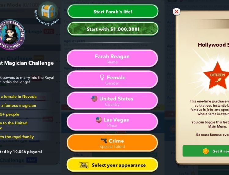 maleficent magician challenge bitlife screenshots