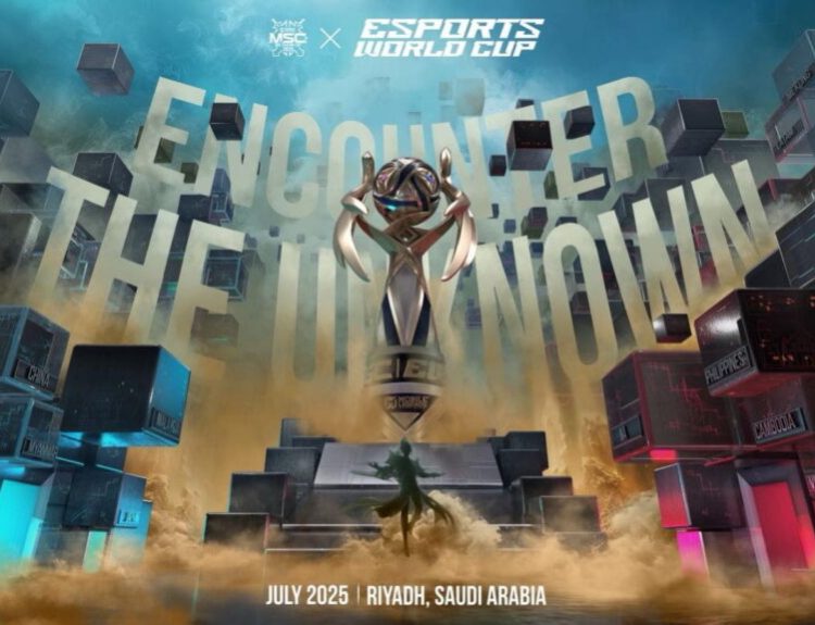 MSC 2025 x Esports World Cup key image showing the trophy.
