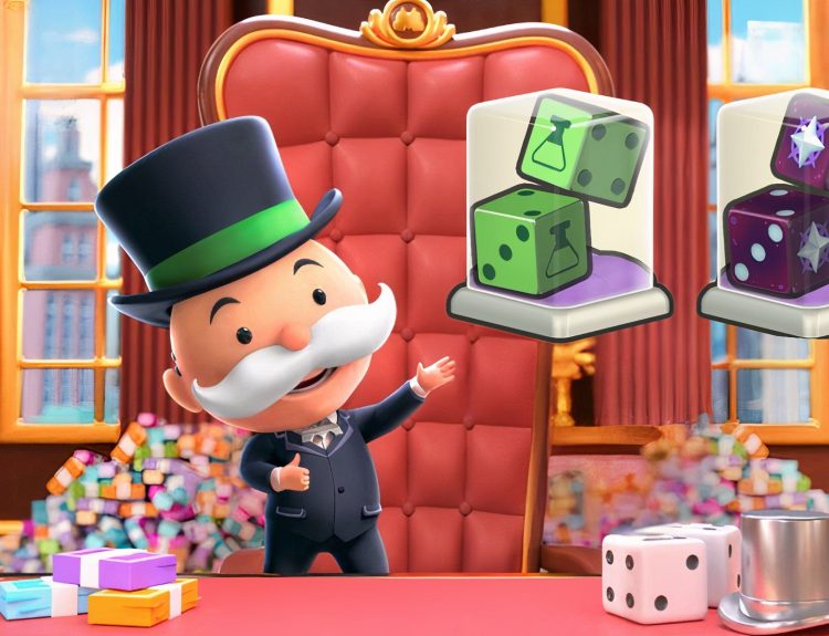 Monopoly GO Green Goo & Cosmic Dice Skins