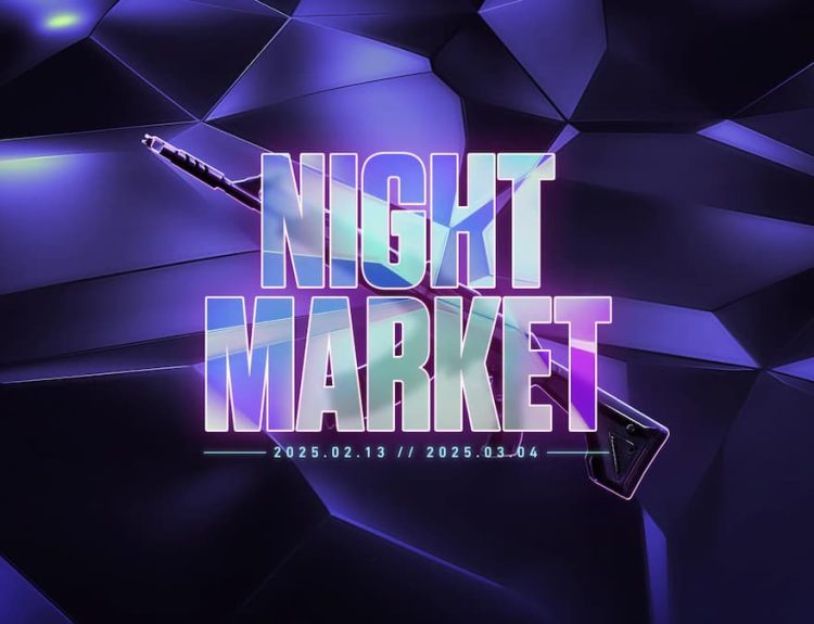 Night Market banner VALORANT V25, Act One