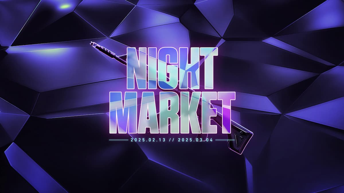 Night Market banner VALORANT V25, Act One