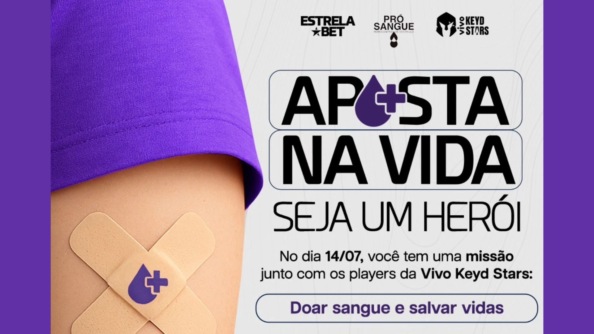 Vivo Keyd Stars and EstrelaBet Collaborate for Blood Donation Initiative