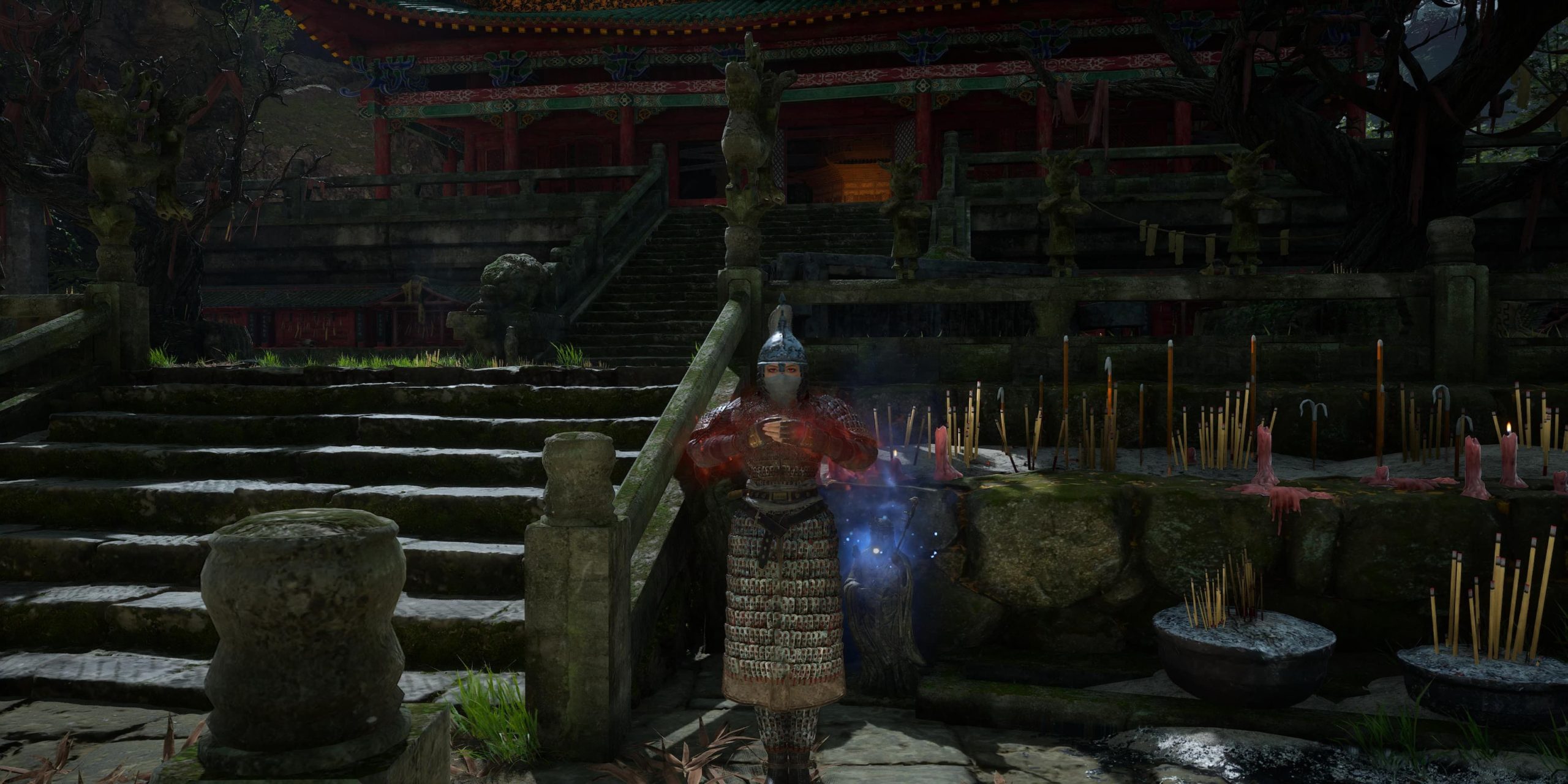 The Player Using the Worship Emote