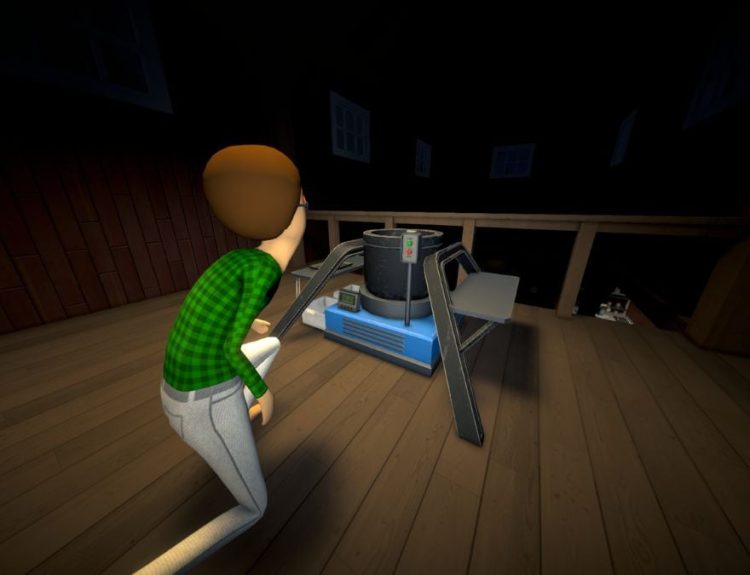 A player working on a Cauldron