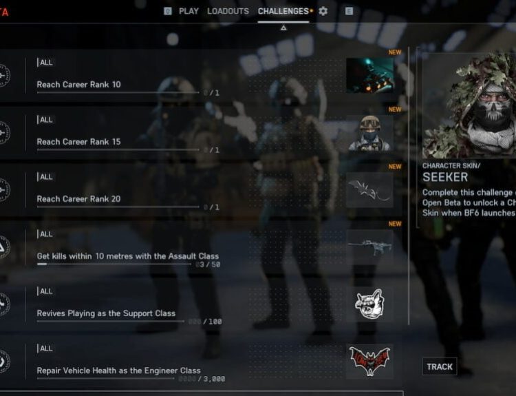 Picture showing challenges in Battlefield 6.