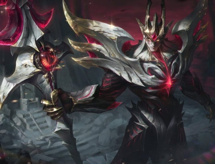 Picture showing Xin Zhao new skin in League of Legends.