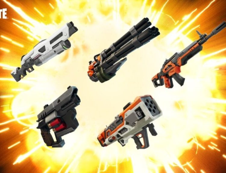 all Mythic weapons in Fortnite Chapter 6 season 4
