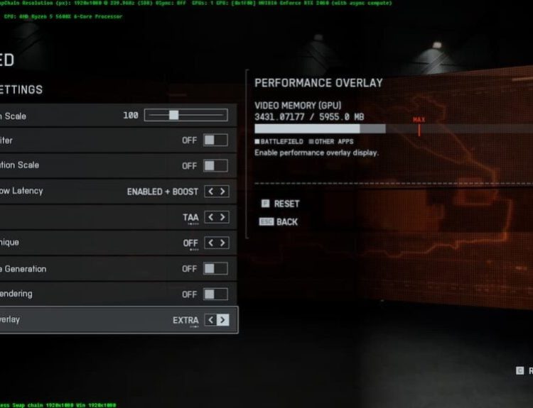 How to enable FPS counter in Battlefield 6
