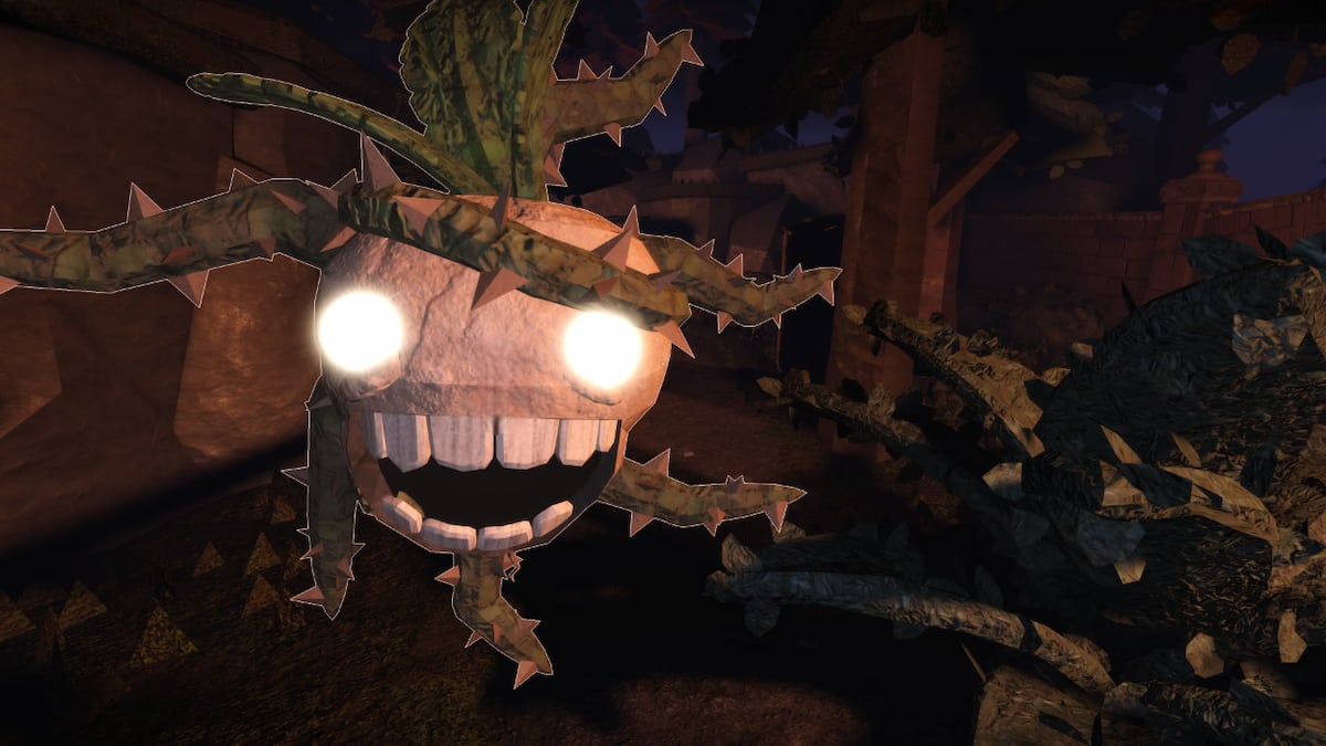 Picture showing Mandrake in Roblox Doors: Outdoors.