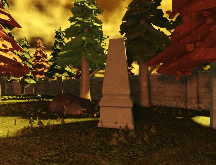 Picture showing Monument in Roblox Doors: Outdoors.