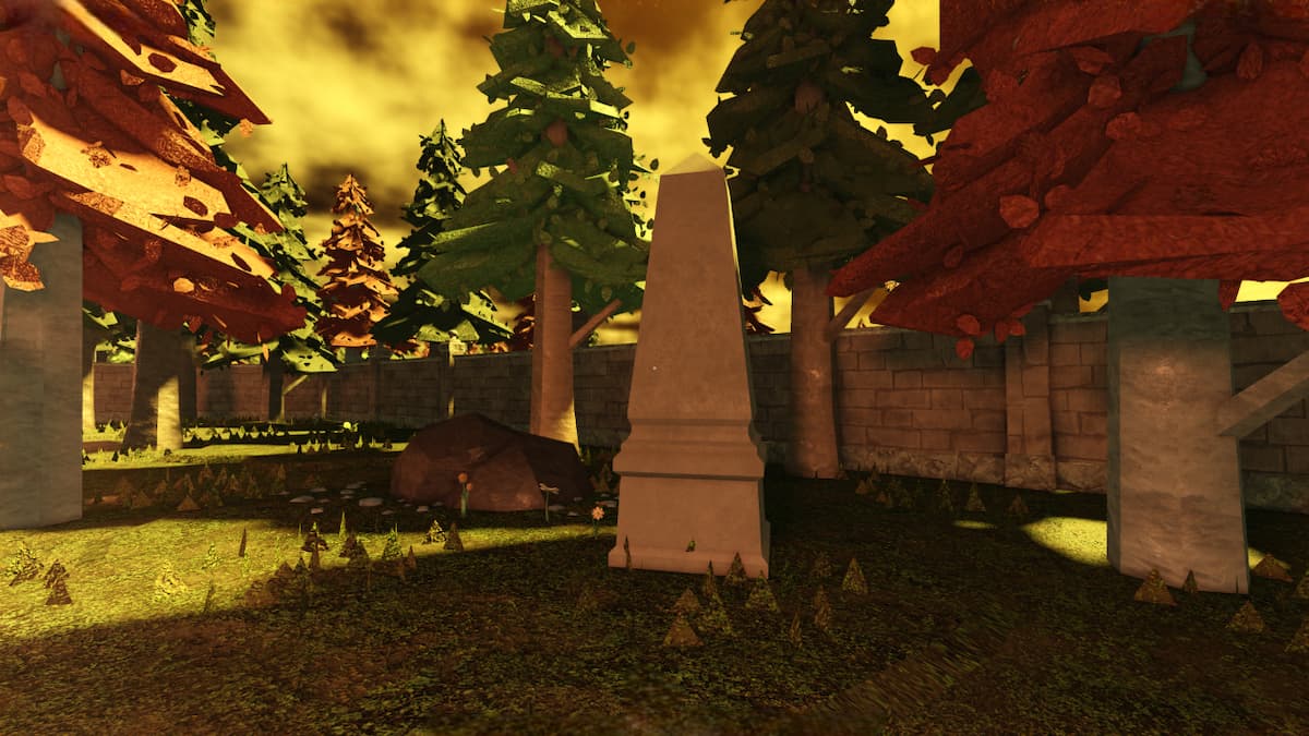 Picture showing Monument in Roblox Doors: Outdoors.