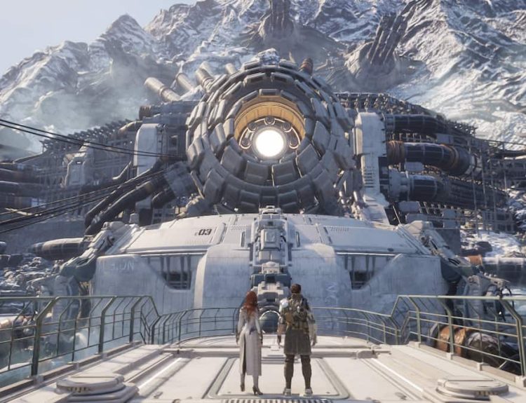 The First Descendant cutscene of players talking to the guide.