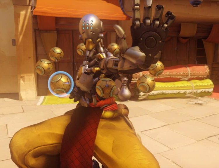 Picture showing Zenyatta in Overwatch 2.