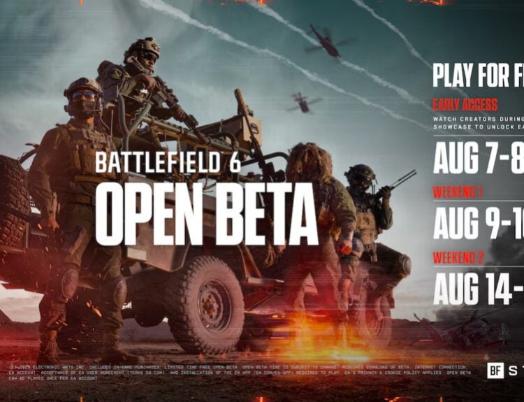 cover art for the Battlefield 6 open beta.
