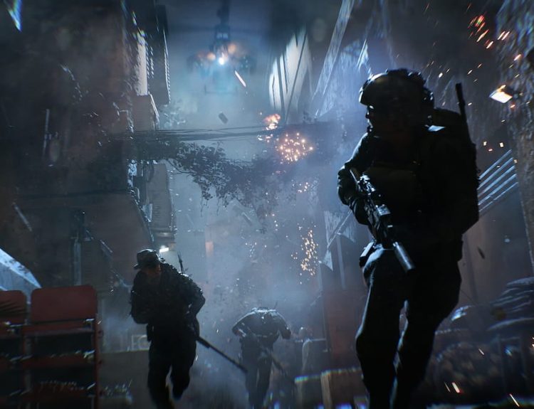 Battlefield 6 streets at night