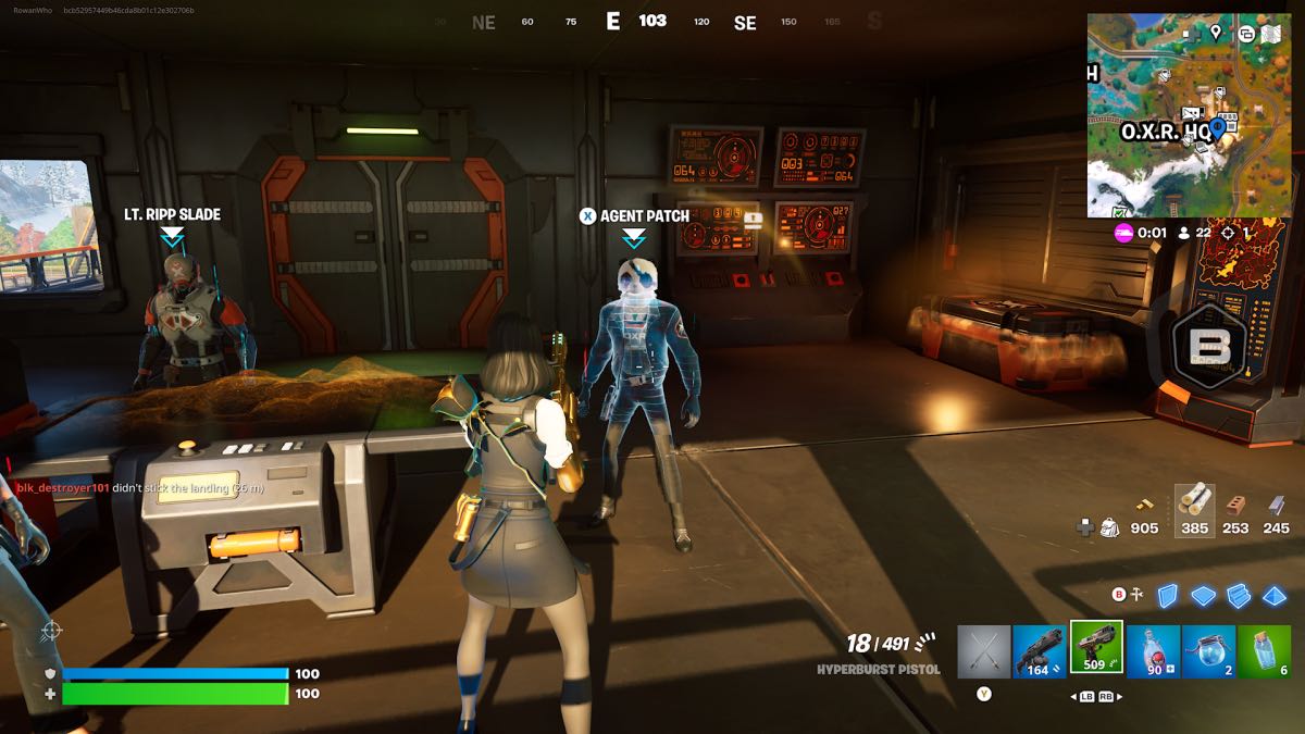 agent  patch in fortnite
