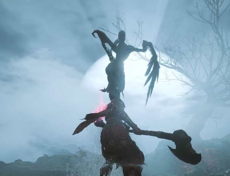 Wuchang: Fallen Feathers boss silhouette