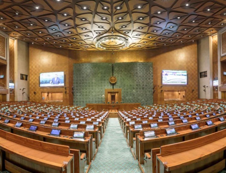 India's Lok Sabha chamber